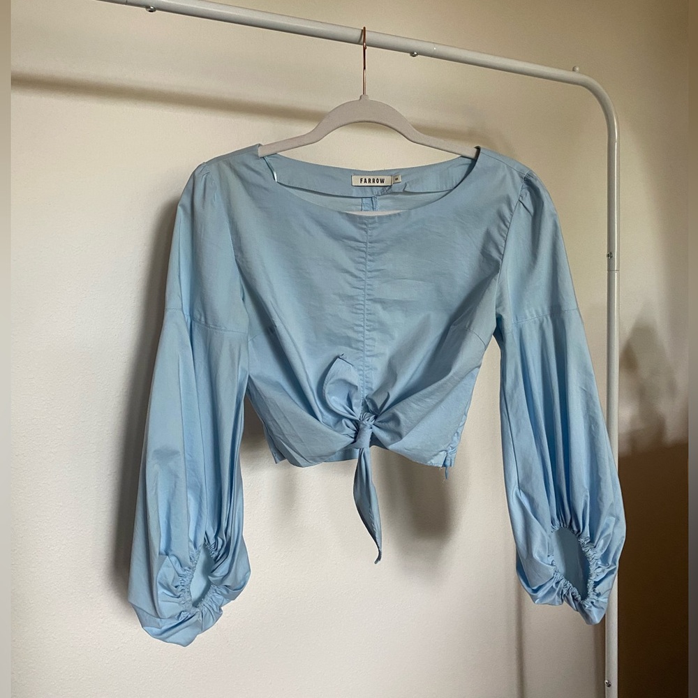Farrow Poplin Top